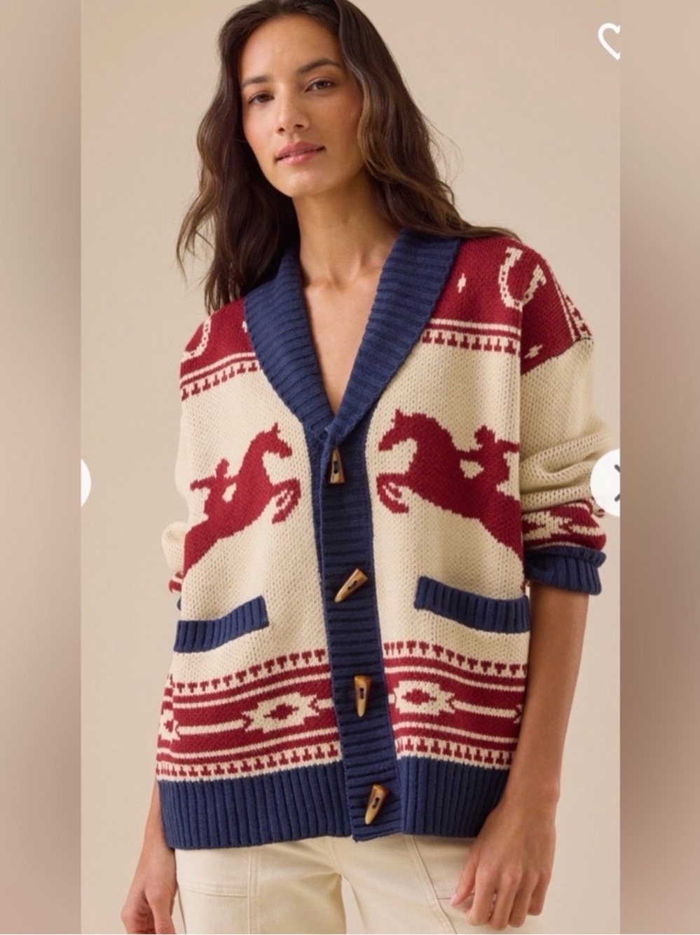 NWOT Altar’d State Bonnie Horse Western Cardigan Size L